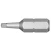 Bit for inner hex screws - ECAR.101 - Bit 1/4" L25mm for screws with square head no.1